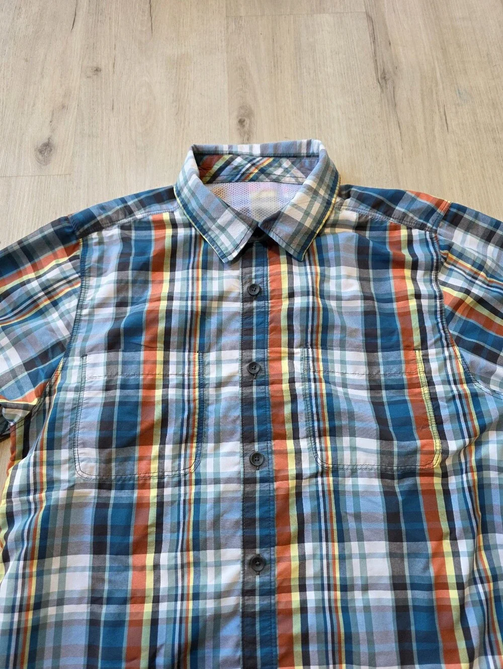 The North Face Men's Short Sleeve Plaid Shirt Size S